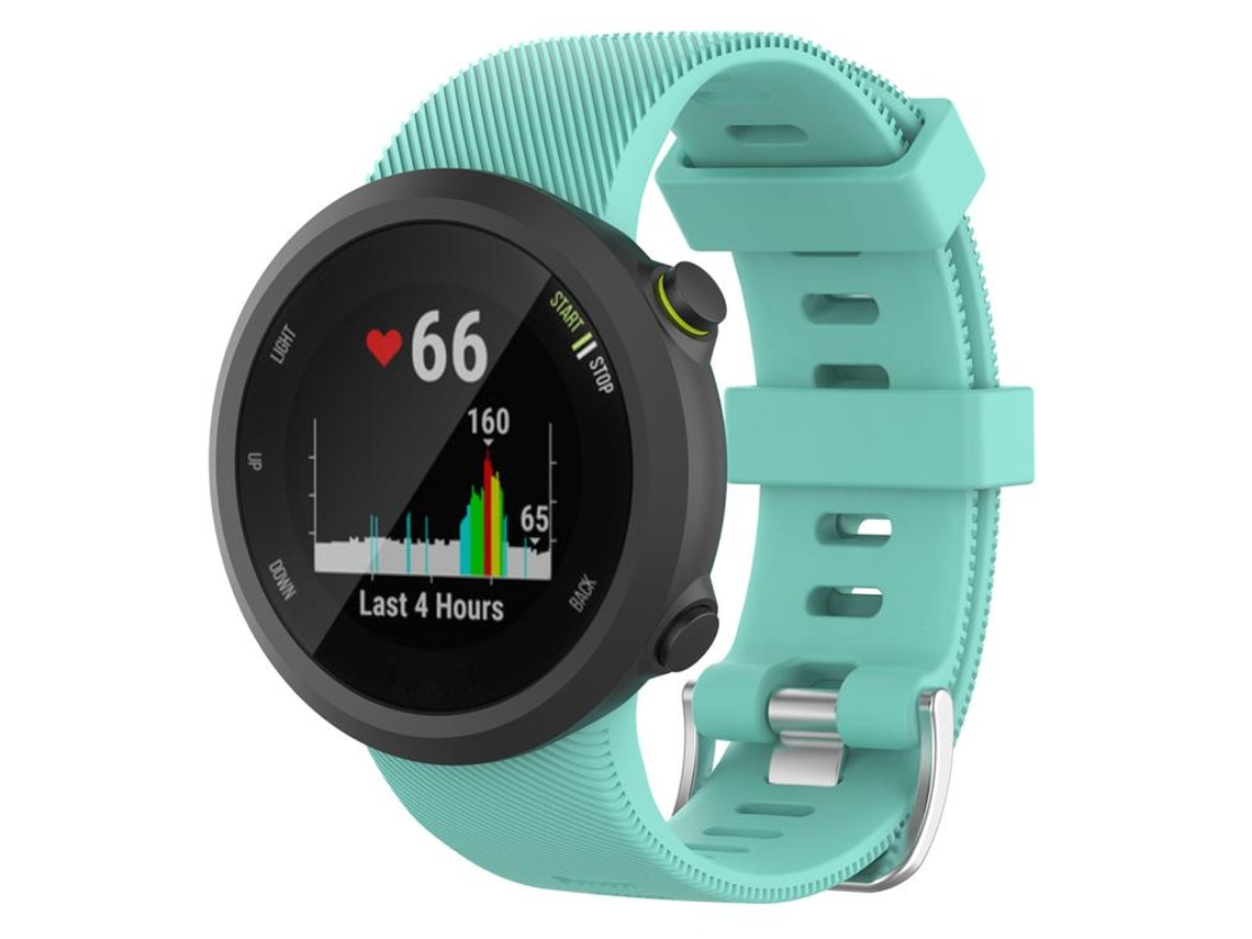 Bracelete Para Garmin Forerunner 45 / 45s / Swim 2 - Silicone Cor Sólida Azul-petróleo