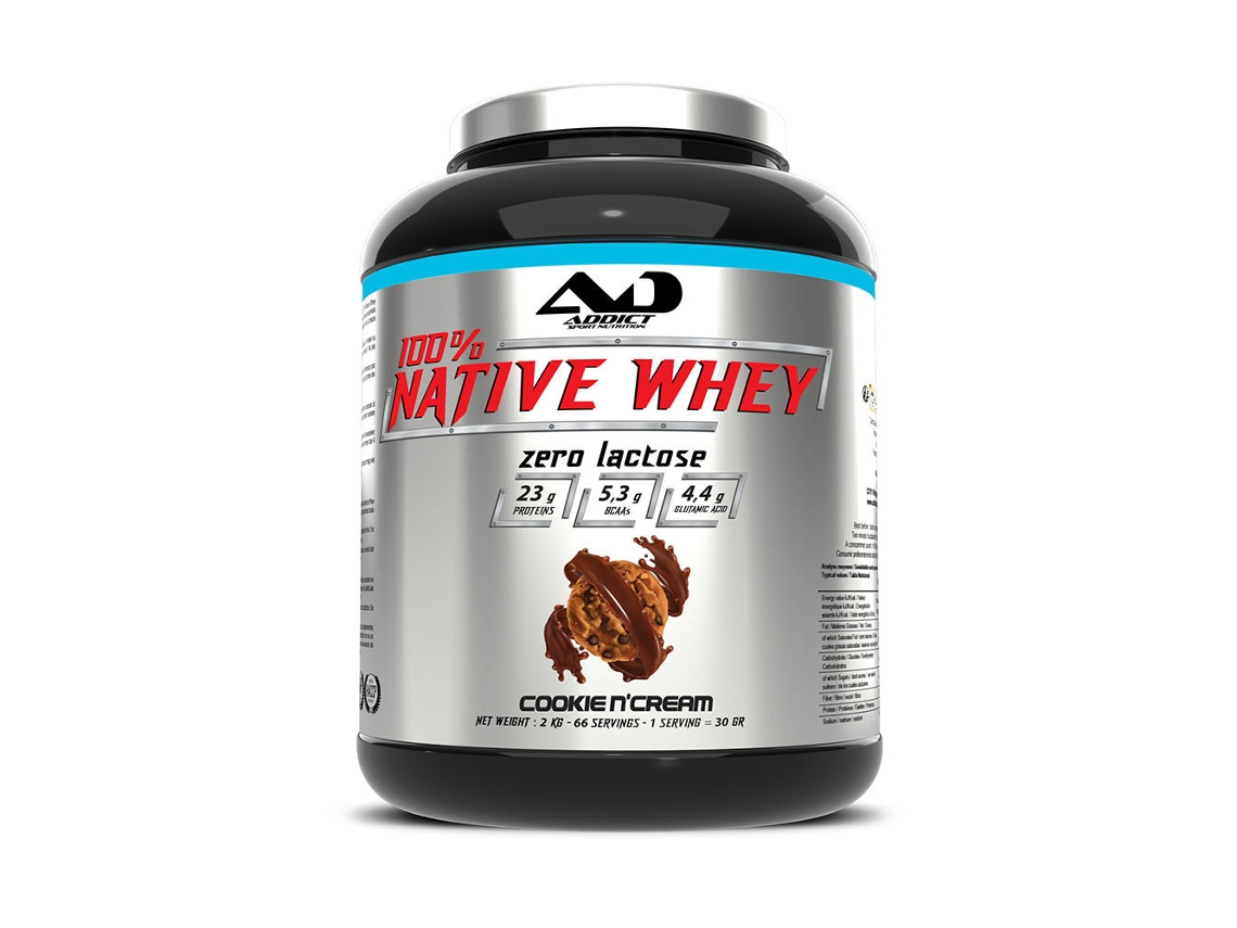 Nutrición deportiva 100% nativa Whey Addict (2 kg)