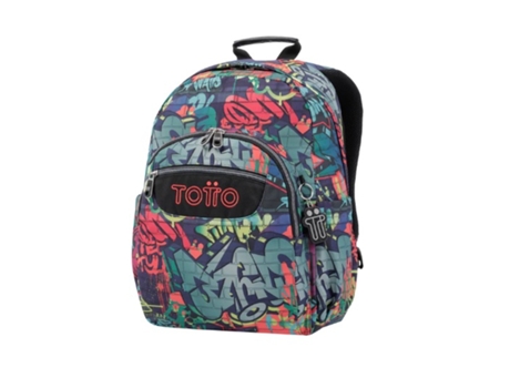 Mochila Escolar TOTTO de 8 a 12 Años Acuarela 6Jo