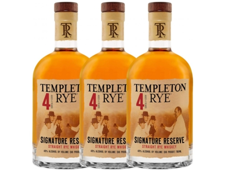 Whisky PEQUEÑOS PRODUCTORES Blended Templeton Rye Reserva 4 Anos (0.7 L - 3 unidades)