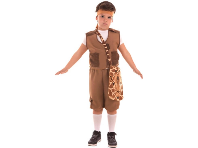 Disfraz de Niño DISFRAZZES Explorador Marrón (Talla: 7 a 9 años)