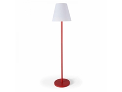 Lámpara De Pie De Acero Rojo