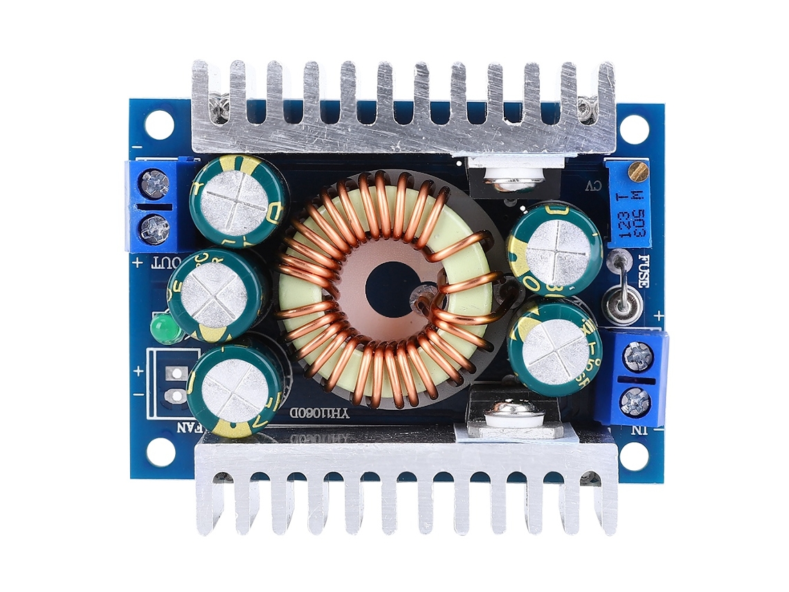 Módulo Buck Dc-dc Ajustable De Alta Potencia 12a Bajo Ripple 95% Módulo De Potencia Para Coche
