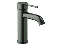 Grifo monomando de lavabo Grohe Essence, tamaño S, salida de 116 mm, sin cisterna, 24172al1, color grafito cepillado
