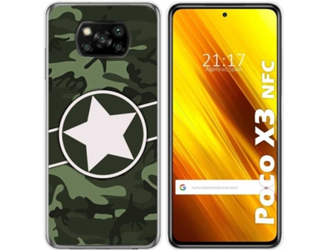 Carcasa Xiaomi POCO X3 NFC / X3 Pro TUMUNDOSMARTPHONE Camuflaje 01 Multicolor