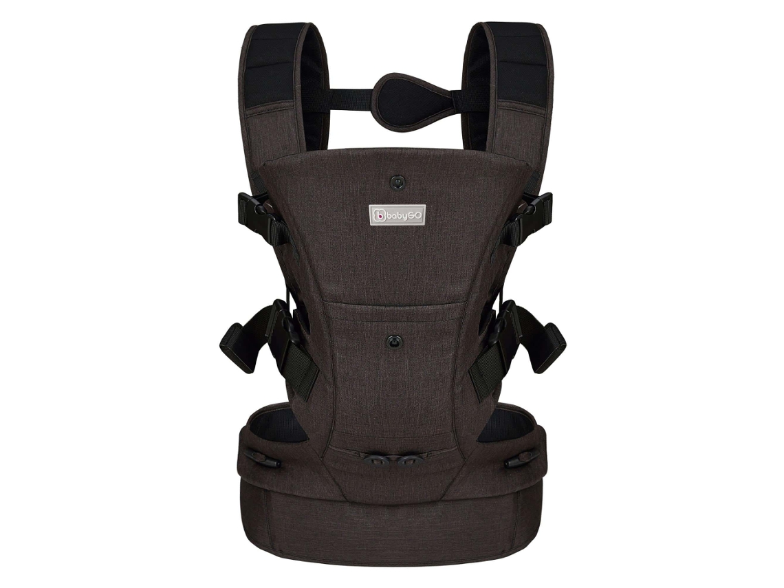 Porta Bebés Babygo Koala Dark Grey Melange