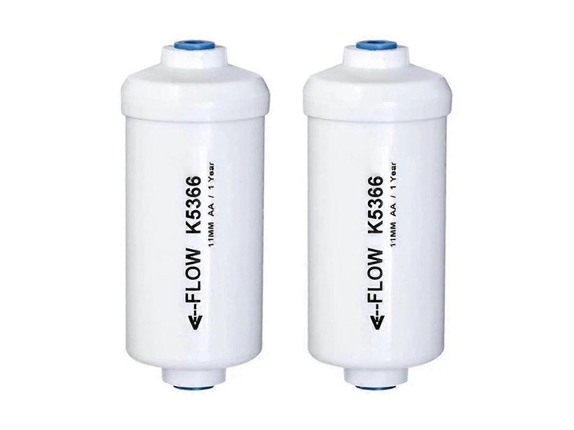 2 unidades de filtro de agua de fluoruro K5366, sistema de filtración por gravedad, purificador
