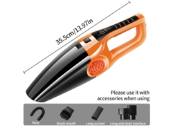Aspiradora de Coche L0320 Naranja Siurn (12 V Autonomía 15 Min)