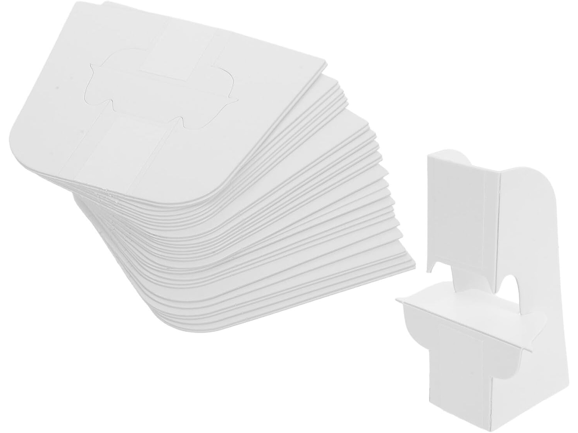 Soporte De Cartón Blanco Para Marcos De Fotos Y Pósteres, 12 Cm, Paquete De 100 Unidades.