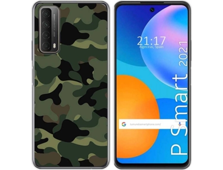 Carcasa Huawei P Smart 2021 TUMUNDOSMARTPHONE Camuflaje Multicolor