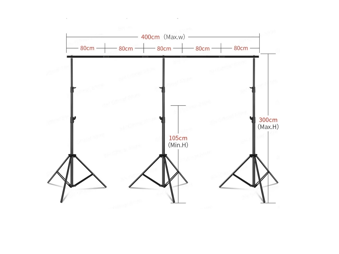 Estructura XXL para Estudio de Fotografía y Video 3X4M