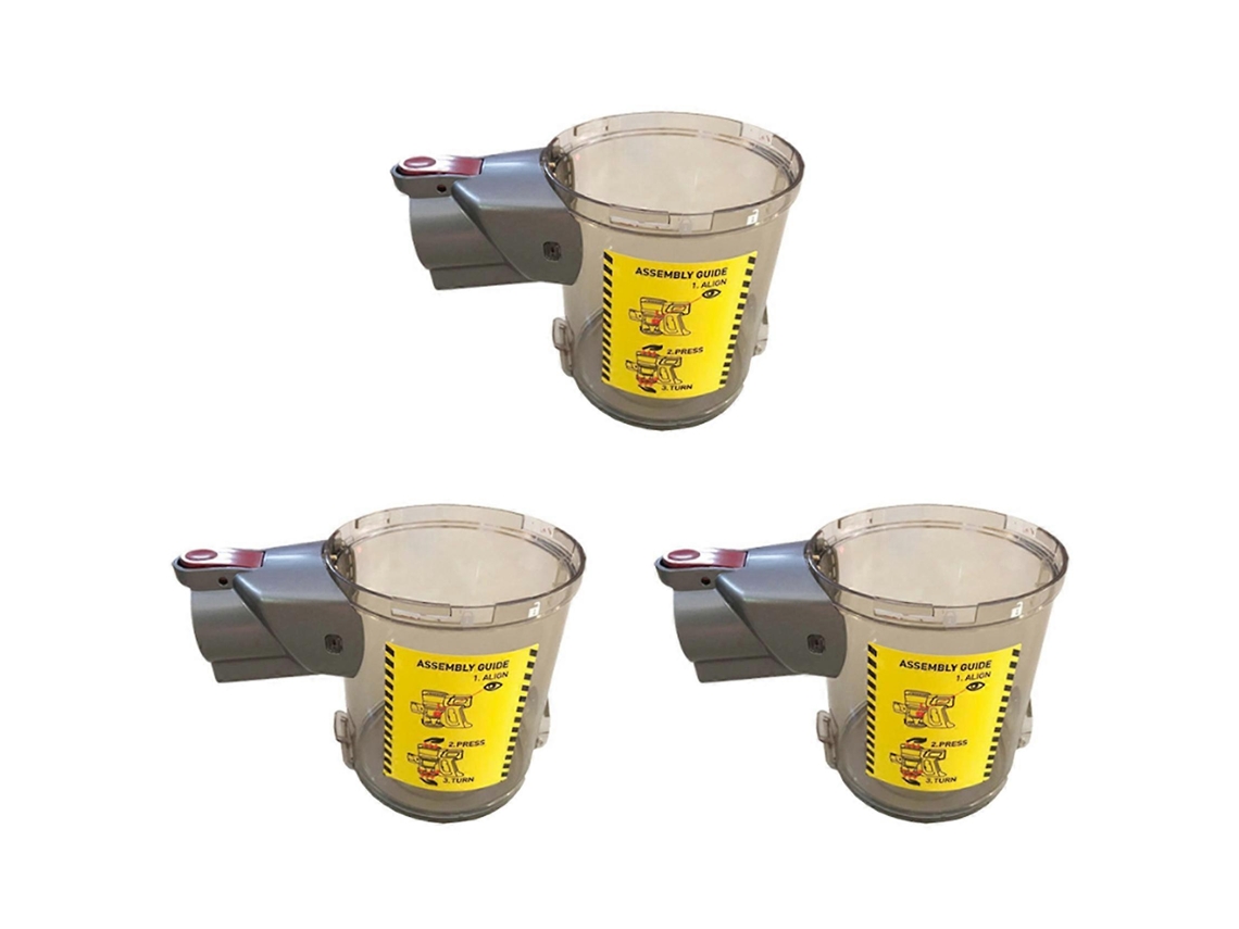 3x Dust Bin Container For Supersonics/ Supersonics 2.0/ Iroom/cv100 Vacuum Cleaner Essential Household