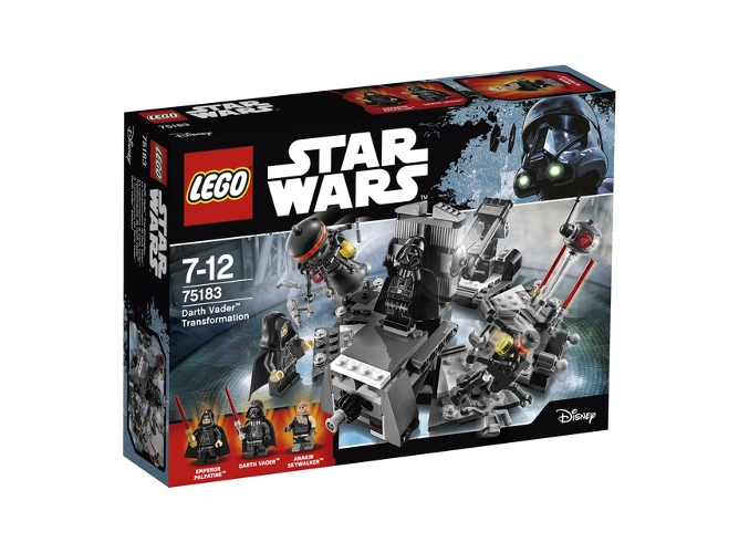LEGO Star Wars: La transformación de Darth Vader 75183 (Edad Mínima: 7 - 282 Piezas)