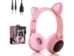 Auriculares Bluetooth CHRONUS ChatH2 (On Ear - Micrófono - Noise Cancelling - Rosa)