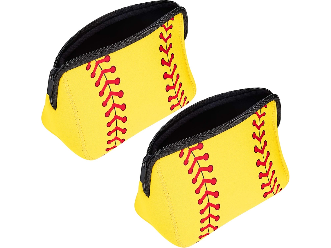Nécessaire De Mujer Para Béisbol Maquillaje Cremallera Viaje Equipo Neopreno (10.24x5.12x3.71polegadas)