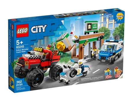 LEGO City: Camión gigante de asalto policial - 60245 (Edad Mínima: 5 - 362 Piezas)