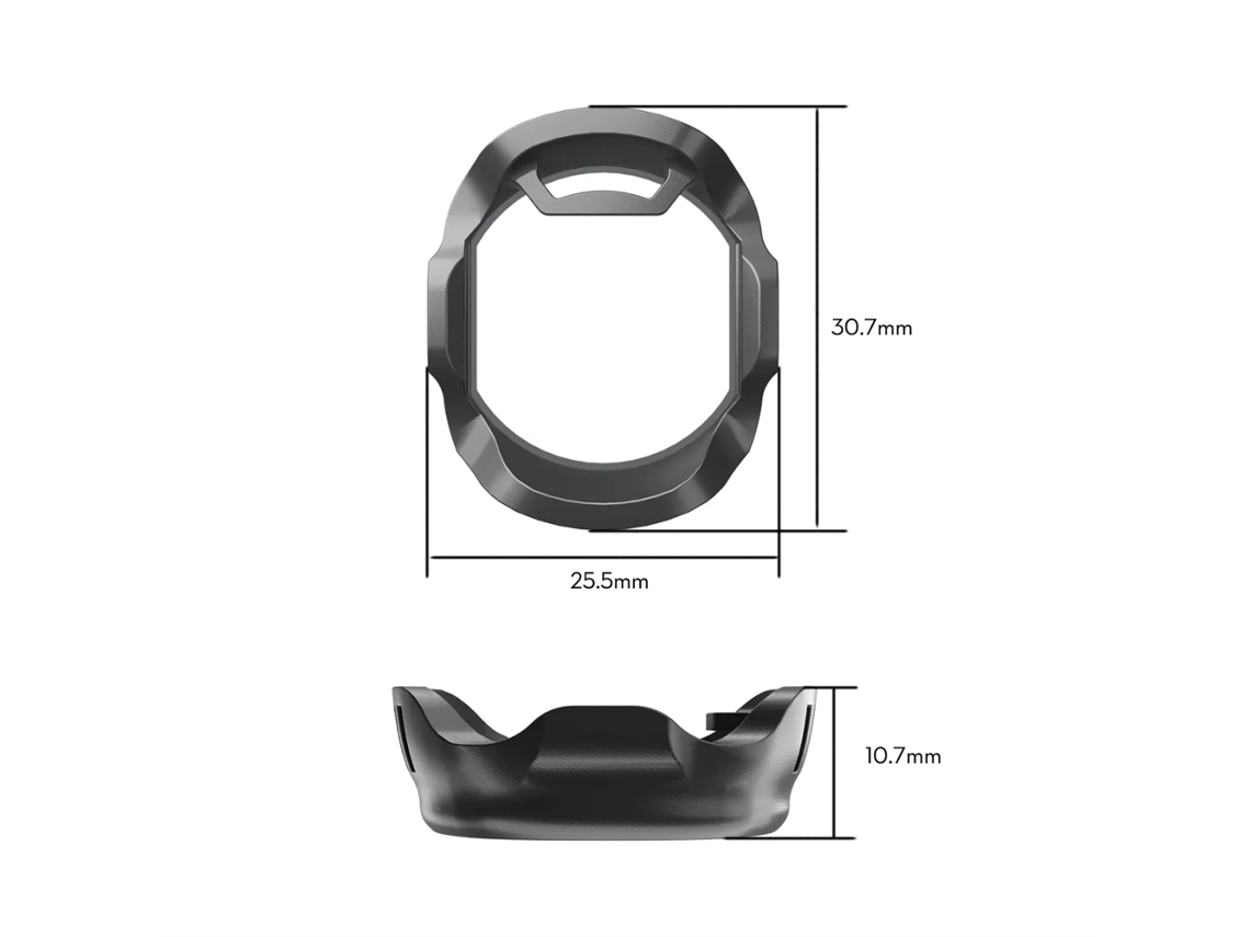 Negroflywoo O4 Pro Protector De Tpu Para Cámara, Ligero Y Amortiguador, Compatible Con Filtros V2 Dji O4 Pro Para Drones De Carreras Fpv