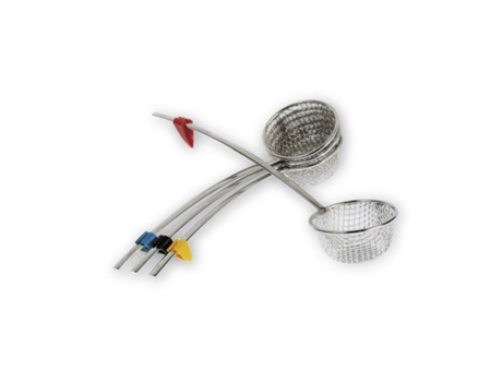 Juego de 4 cucharones de acero inoxidable para fondue COMBRICHON
