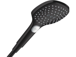 Ducha de mano Hansgrohe Raindance Select E 120, 3 chorros Powderrain Ecosmart, 28728670, Color: Negro mate