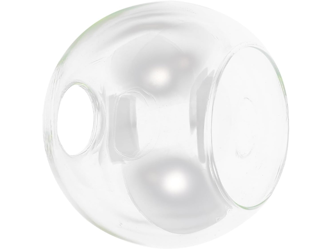 Globo de cristal de repuesto fácil de instalar para luminarias, iluminación suave, diseño delicado.