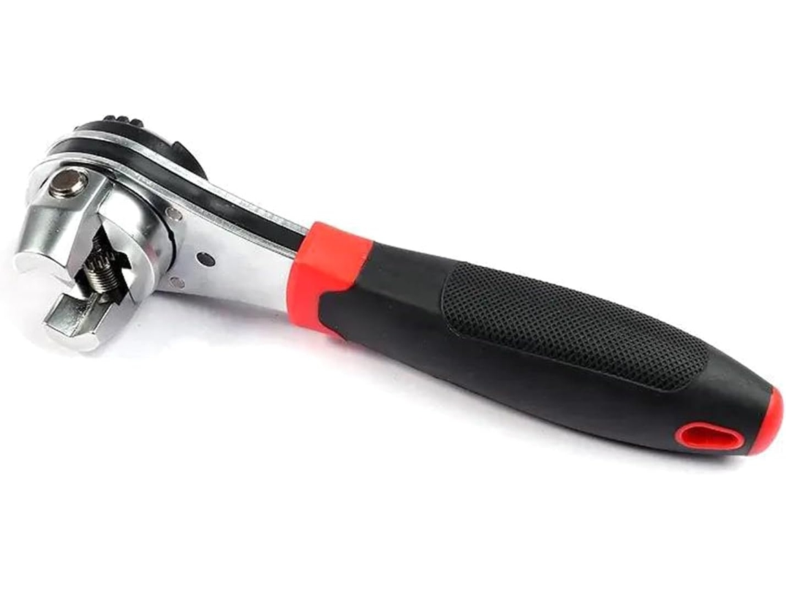 Juego De 1 Llave Carraca Ajustable - Portátil Para Diferentes Tamaños Tornillos Fácil Usar