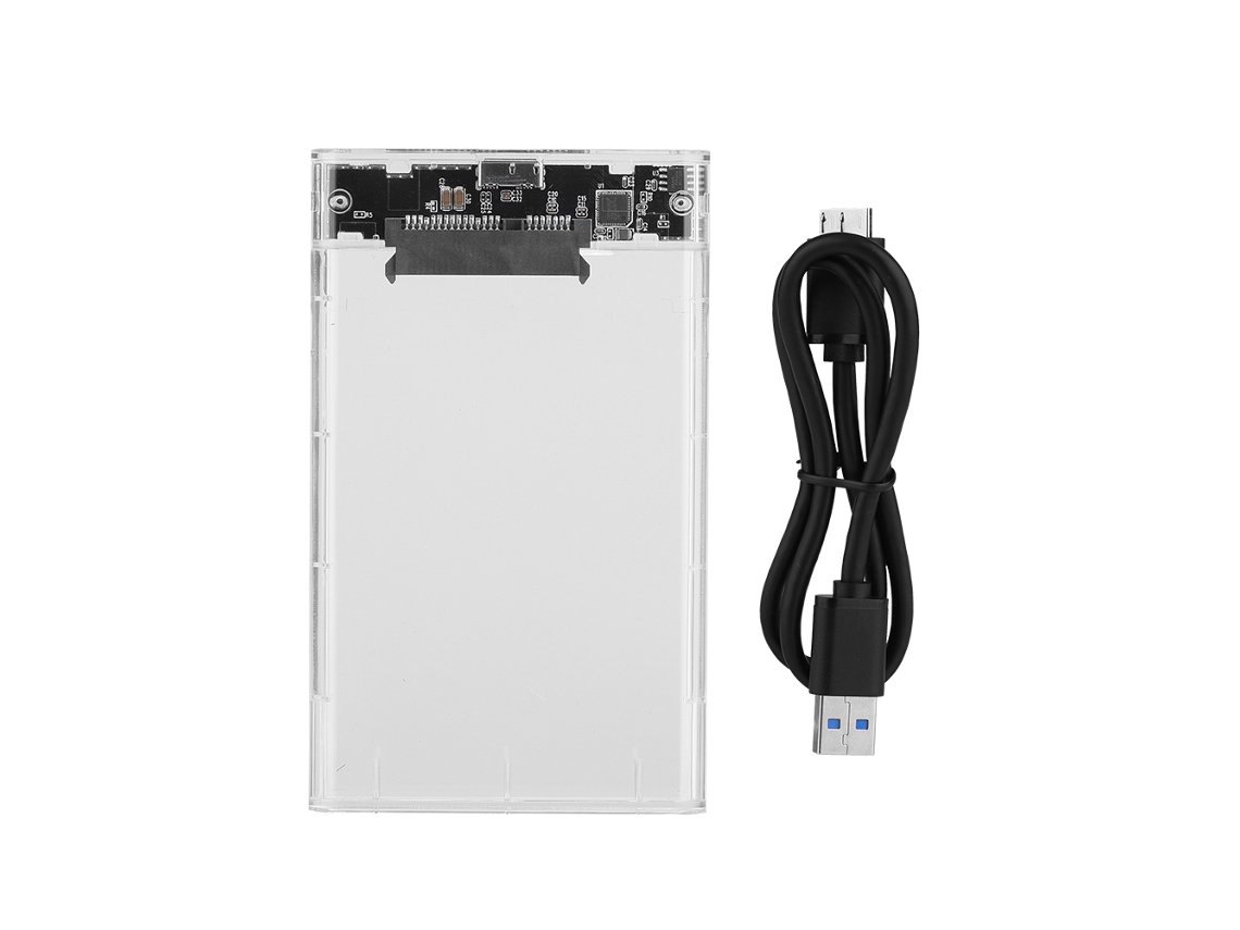 Ult-best Gabinete Externo De Disco Duro Transparente De 2.5 Pulgadas Usb3.0 A Sata Iii 5gbps