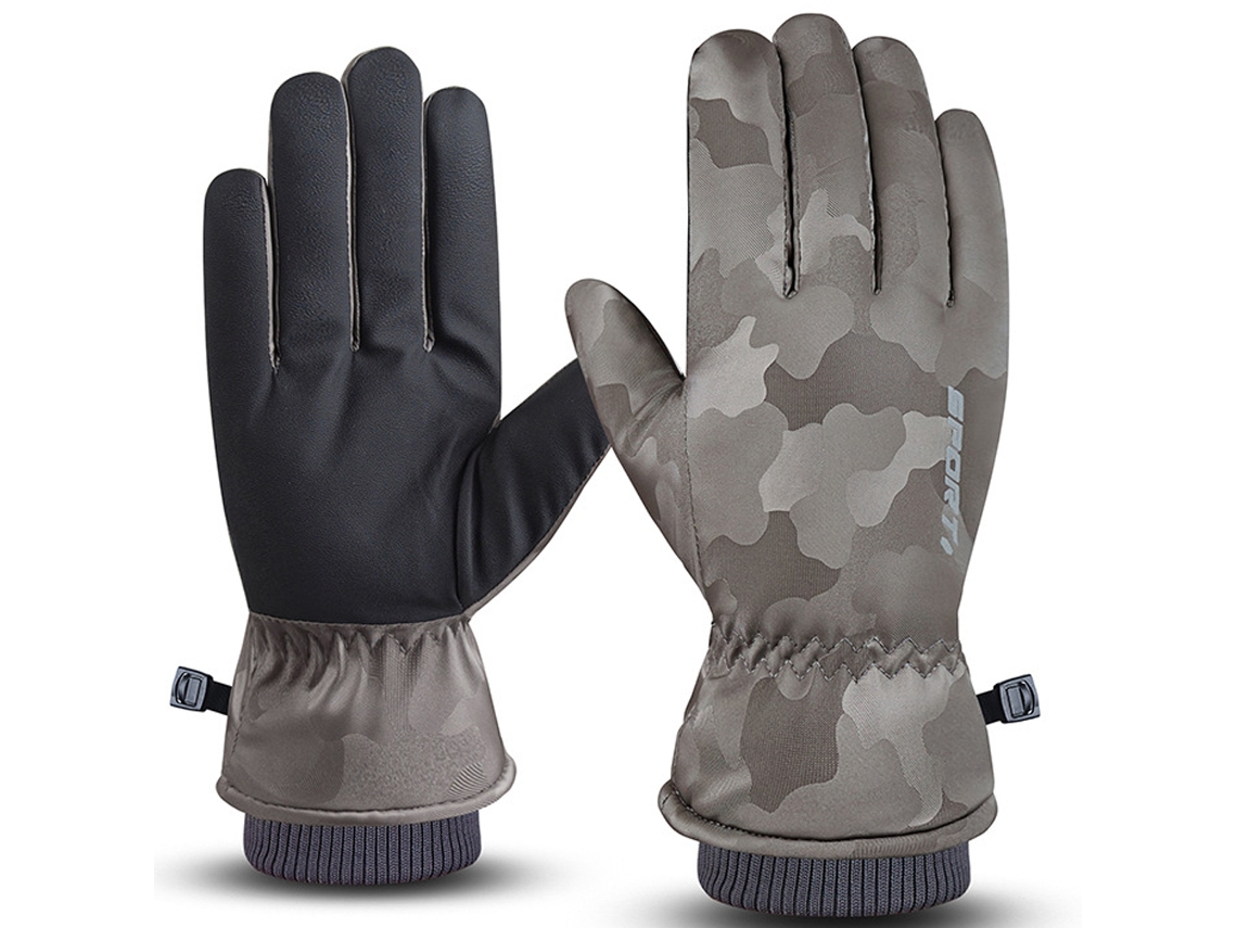 Guantes de invierno para hombre y mujer, cálidos, térmicos y resistentes al viento, para esquiar, conducir y correr en climas fríos.