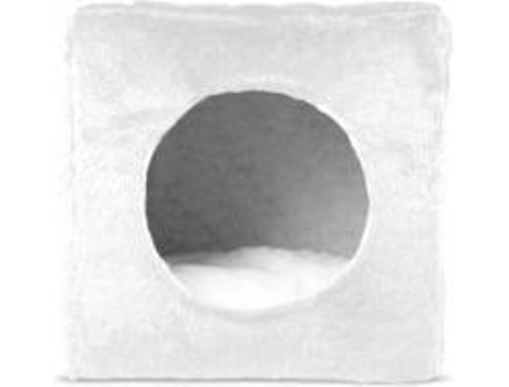 Cama para Perros y Gatos GAUTY Pelo (Blanco - 40 x 40 x 40 cm)