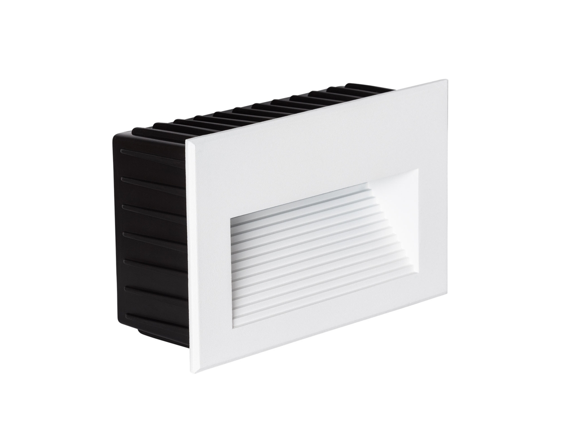 Aplique de pared exterior empotrable LED de 5 W Olite Horizon 2700 K blanco cálido Ledkia
