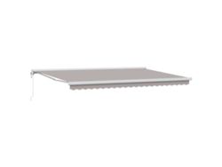 Maison Exclusive - Toldo Retráctil Gris Claro 500 X 300 X 165 Cm Tela Y Metal