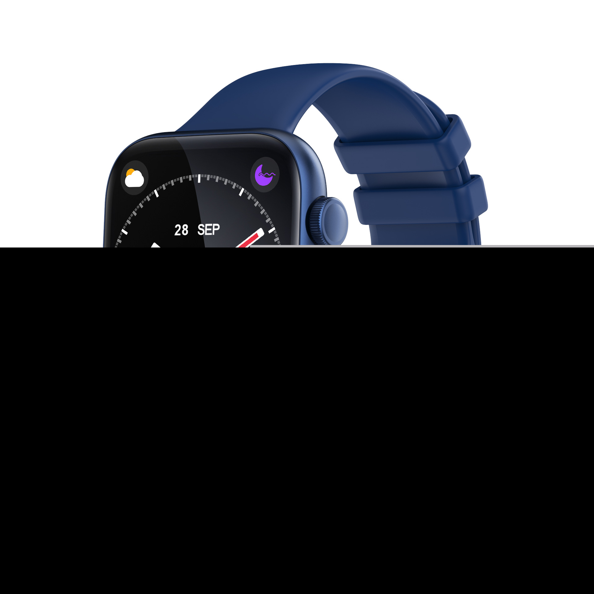 JL-EIGHT P59 Smartwatch 1000+ esferas de reloj azules