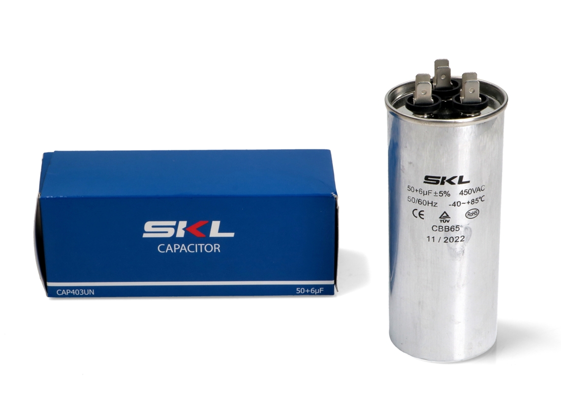 Condensador Para Aire Acondicionado 50+6µf Cap403un