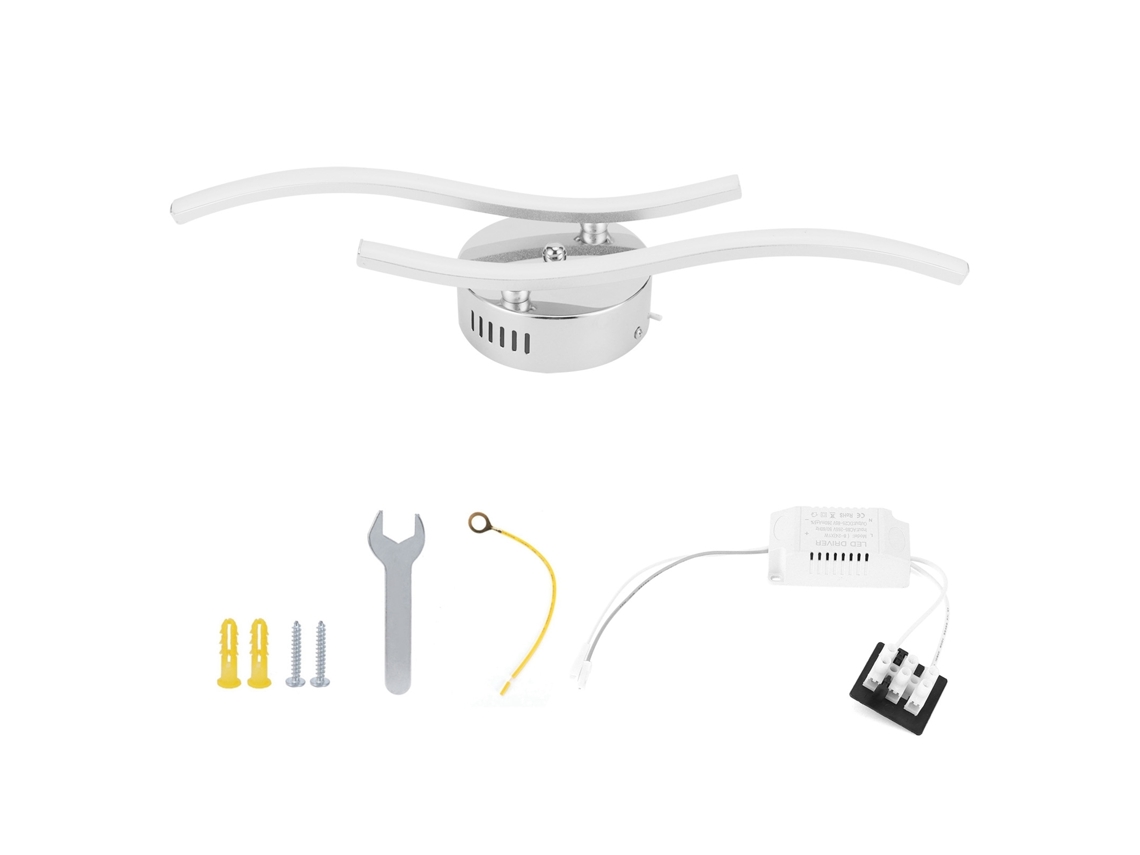 Bj-lâmpada De Teto Led Ondulada Para Sala, Dormitório, Cozinha, Decoração, Luz Quente Ac85‑265v