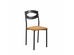 Cadeira de Cozinha Olga Preta 38x86x47cm Domus Habana FANMUEBLES