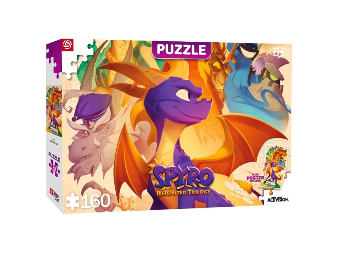 Puzzle GOOD LOOT Kids: Spyro Reignited Trilogy (Edad Mínima Recomendada: 7 años - 160 Piezas)