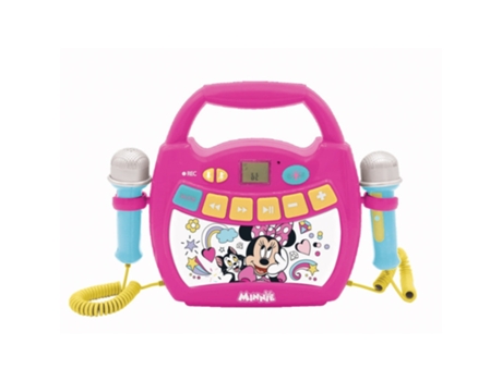 Altavoz Bluetooth Minnie Mouse con Micrófono Efectos de Luz y Batería Recargable