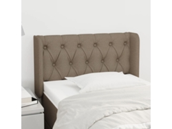 Cabecero De Tela Gris Taupe 83x16x78/88 Cm