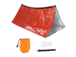 Dan26-carpa De Emergencia Para Supervivencia Capa Simple Caliente Aluminio Con Brazalete Para Socorro En Terremotos Naranja