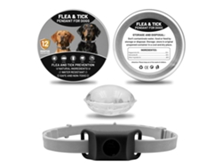 Collar antipulgas y garrapatas para perros - 12 meses de protección natural - Ingredientes seguros y no tóxicos UIMBER