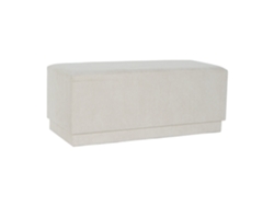 Descalzadora Poliester Mdf Beige 100x40x40cm