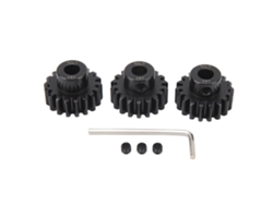 Juego De Engranajes De Motor Para Coche Rc, 3 Piezas, Acero De 8 Mm, Para Coches Modelo 1/5, 1/8, 1/10, 18t.