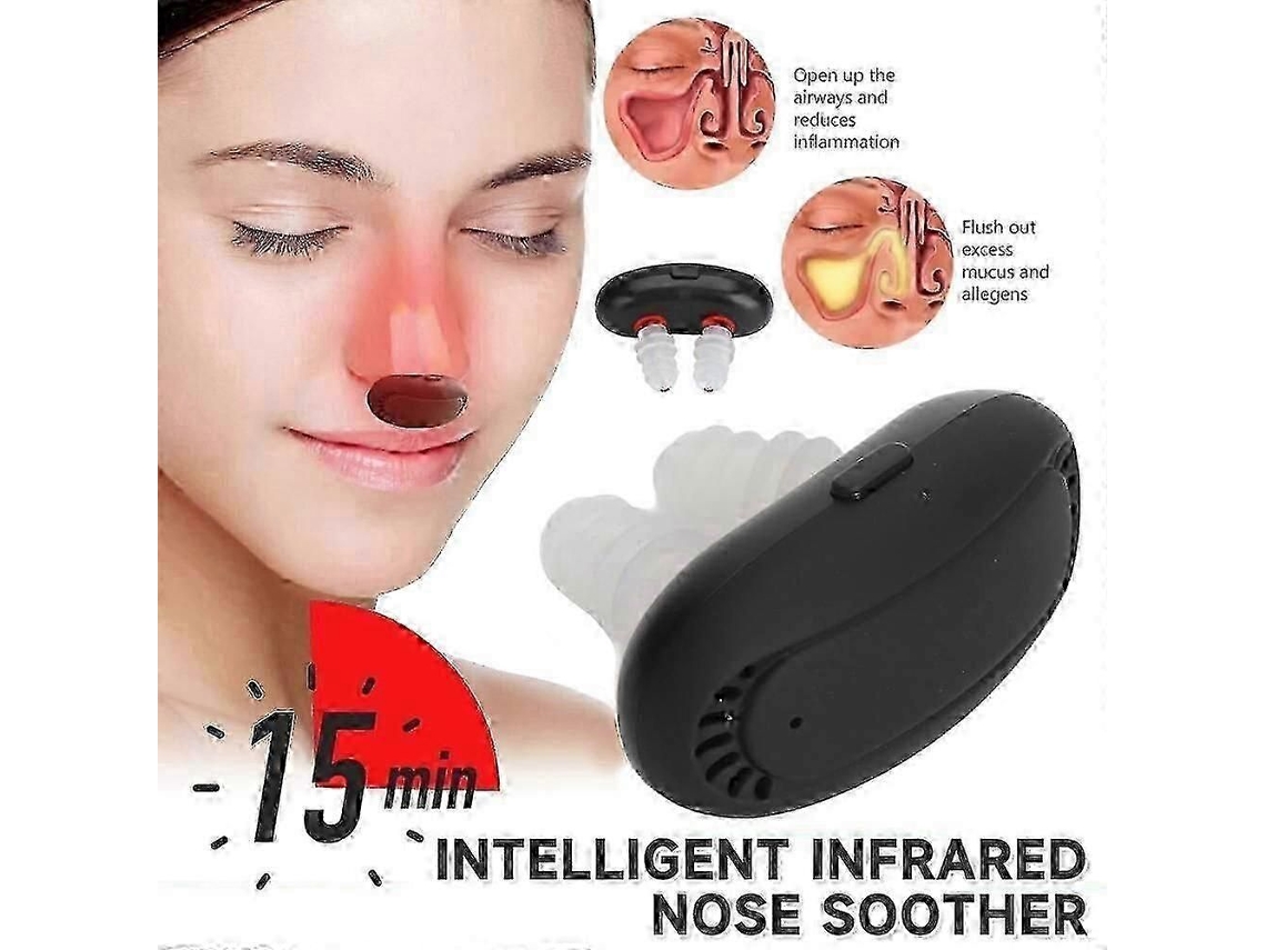 Instrumento de terapia nasal con luz roja Respirelief, dispositivo relajante para fisioterapia, terapia nasal con luz roja, L GOKOCO
