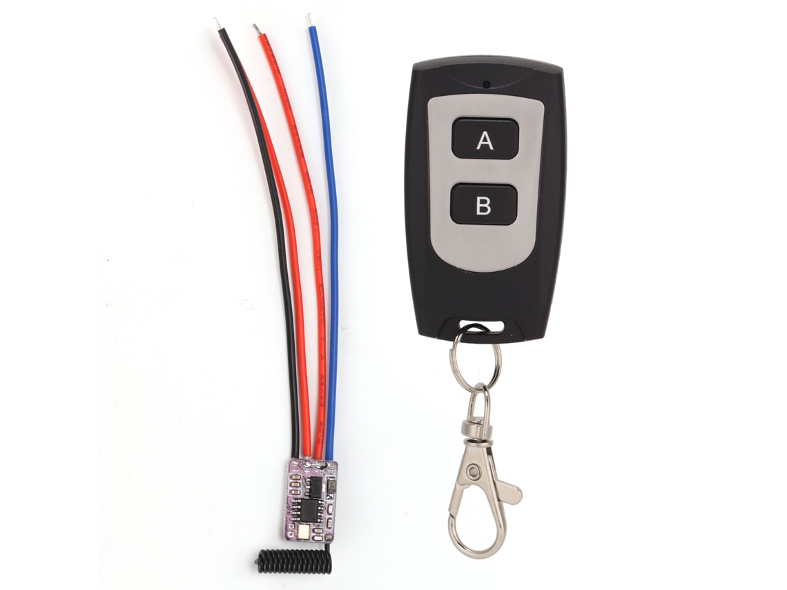 Interruptor de relé inalámbrico (control remoto, función de enclavamiento)