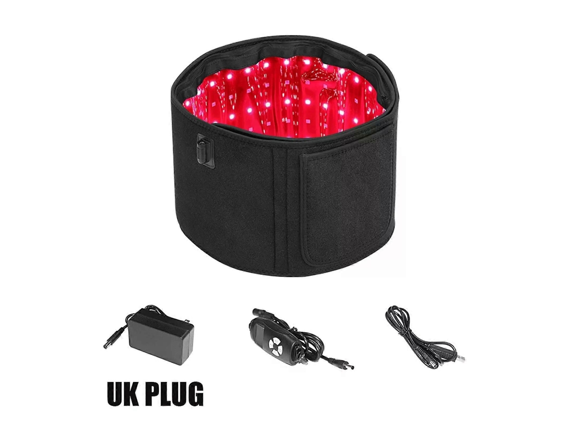 Cinturón de terapia de luz infrarroja LED de 850 nm y 660 nm, dispositivo de belleza para quemar grasa, envoltura facial, almohadilla térmica.