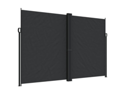 Maison Exclusive - Toldo Lateral Retráctil Negro 220x600 Cm