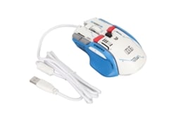 Ratón para juegos Baoj-2026novo con cable RGB y 10 botones programables.