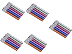 Extensores de lápiz para dibujo, soporte de metal resistente para lápices cortos, 6 piezas x 5.