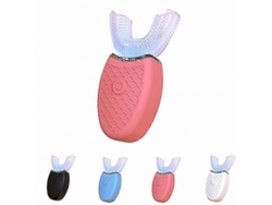 Cepillo de dientes automático en forma de U con rotación de 360 ​​grados, para niños y adultos, con función blanqueadora y luz fría. GOKOCO