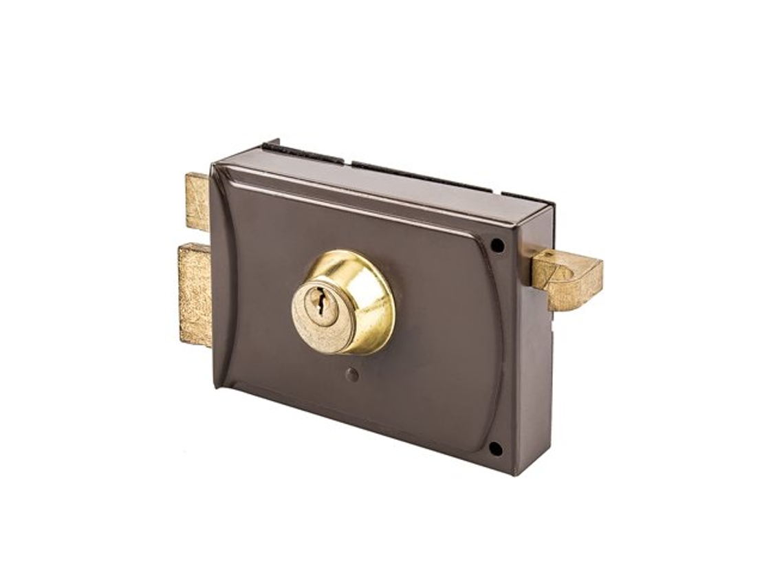 Cerradura Seguridad Sobreponer Pintada Handlock Derecha 125