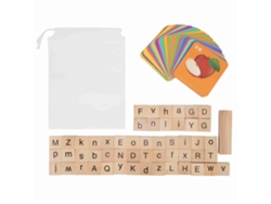 Vlola-juguete Educativo De Aprendizaje De Letras Y Palabras Con Tarjetas Y Rompecabezas Para Niños Regalo Bebé